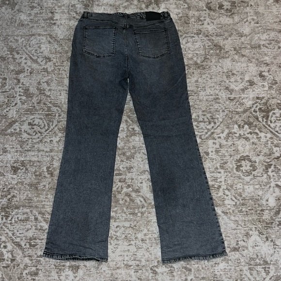 Gray jeans. High Rise Bootcut. Regular pockets 35” long - Picture 4 of 4
